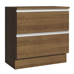 Balcão 80 Cm 2 Gavetas Rustic Glamy Madesa Rustic