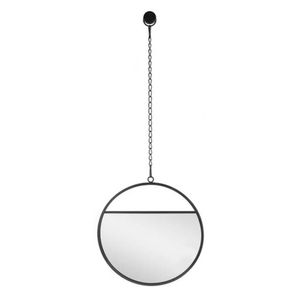 Espelho De Parede Moldura Bravadecor C/ Corrente 25cm Cobre