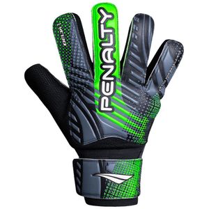 Luva De Goleiro Adulto Penalty Chumbo/Amarelo/Preto Tam 10