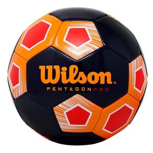 Bola De Futebol Pentagon Pro 5 Wilson Cor Preto/Azul