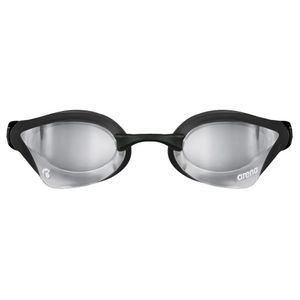 Óculos De Natação Cobra Lente Mirror Prata Arena Preto
