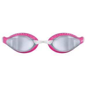 Óculos De Natação Lente Mirror Prata Arena Pink/azul Turquesa