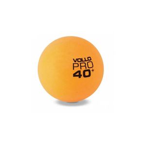 Bola De Tenis De Mesa Com 100 Unidades Vt1120 Vollo Laranja