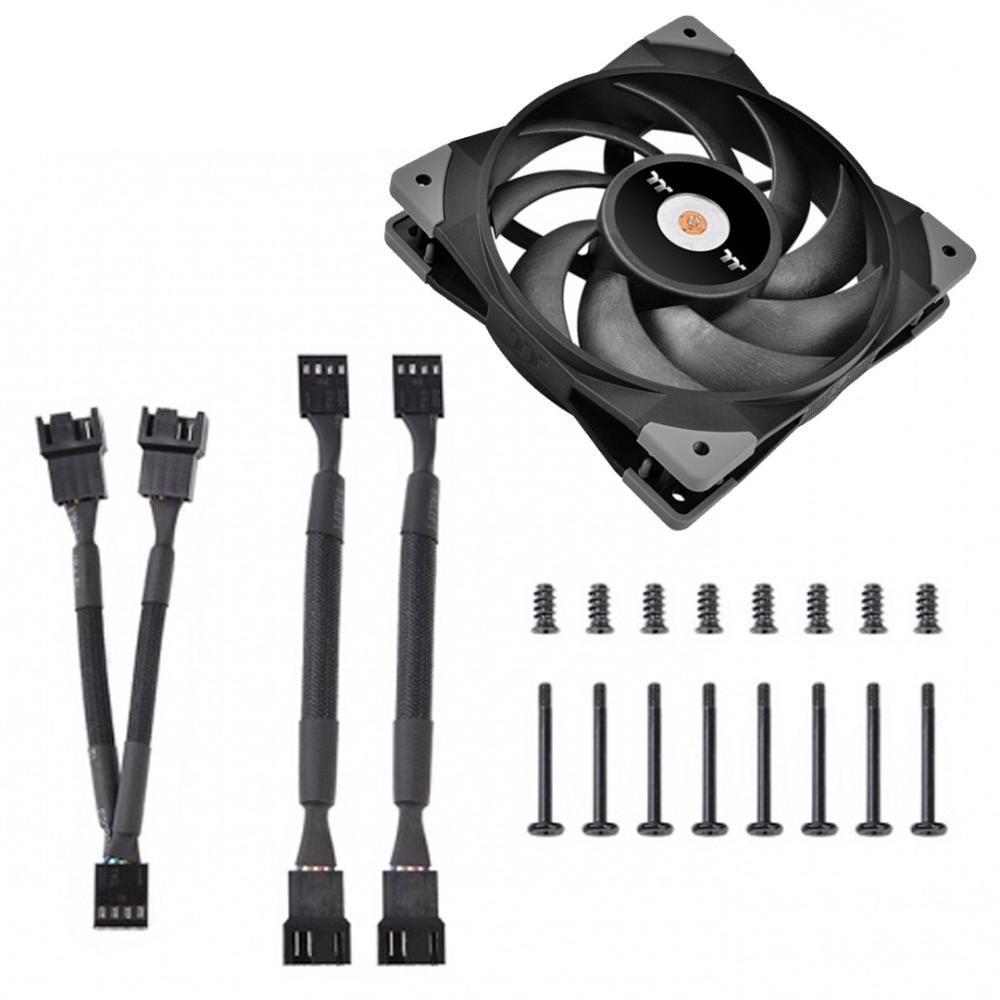 Fan Tt Toughfan 12 2-Fan Pack 120Mm X120Mm Cl-F082-Pl12Bl-A#