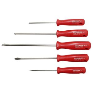 Jogo De Chave De Fenda Com 5 Peças 3365101 red R38001005