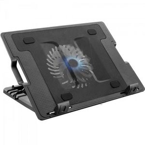 Suporte Para Notebook Com Cooler Acoplado Ac166 Preto