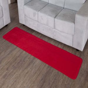 Tapete Premium 2,00M X 0,52M Vermelho Guga Tapetes