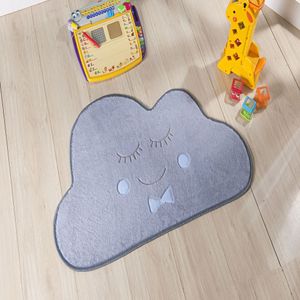 Tapete Big Nuvem 1,38M X 0,86M Cinza E Azul