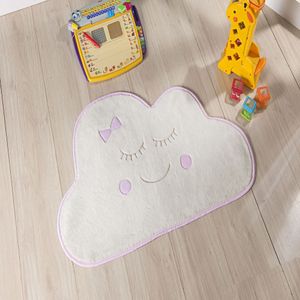 Tapete Big Premium Nuvem 1,38M X 0,86M Rosa Guga Tapetes