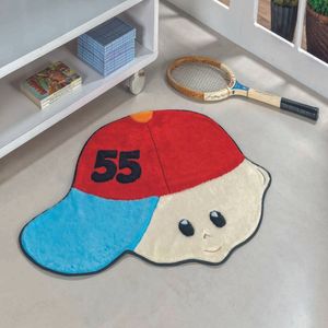 Tapete Big Menino Número 1,12M X 0,90M Vermelho