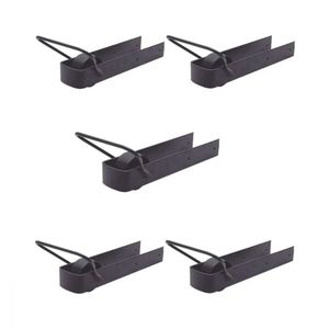 Kit 5 Pares De Trinco Correr Porteira Com Rodinha 350X70Mm