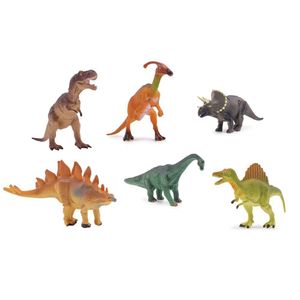 Jurassic Fun Dino Pack Com 6 Dinos Multikids - Br1467 Br1467