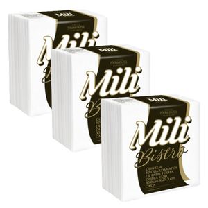 Guardanapo De Papel Mili Bistro- Folha Dupla