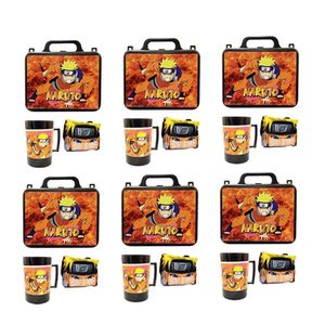 Kit Naruto Shippuden C/ 6 Lancheira + 6 Copo + 6 Mini Toalha