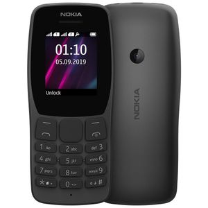Celular Nokia 110 Dual Sim Mp3 Rádio Fm Preto Com