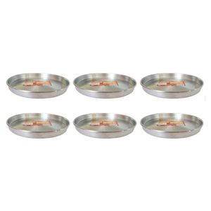 Kit 6 Formas De Pizza Brotinho De Alumínio 20cm Docesar