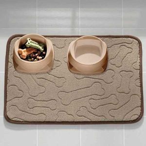 Tapete Pet Buettner Para Comedouro Pet 30Cm X 40Cm Bege