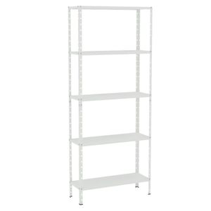 Estante Aço 5 Prateleiras Eaf014 Branco
