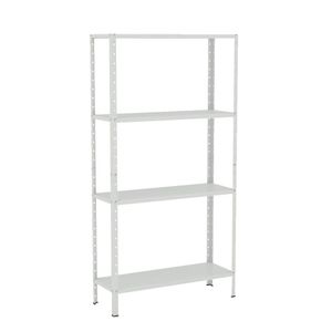 Estante Aço 4 Prateleiras Eaf006 Branca