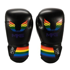 Luva De Boxe Muay Thai Mks Energy Pride Line - 2 Opções De Cores 14 Oz