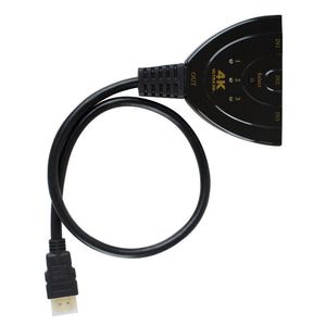 Chave Seletora Hdmi 3 Entradas 1 Saida Versao 1.4 Evus C-079