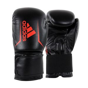 Luva De Boxe Speed 50 Black Red 14 Oz