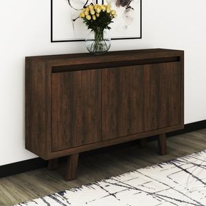 Balcão Escritório Com 3 Portas Multimóveis Cr25028 Rustico
