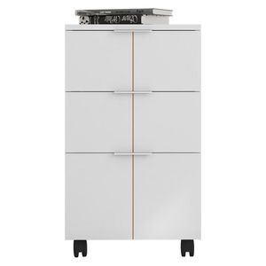 Gaveteiro Para Escritório Organizador Branco Cubic Caemmun