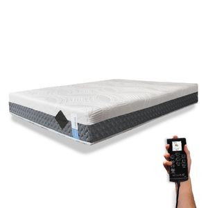 Colchão De Látex Articulado Cinza Queen 158x198cm
