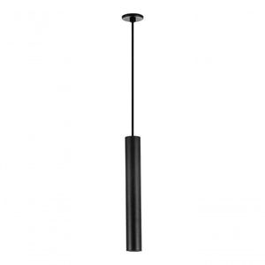 Pendente Lisse Ii Tubinho Para Lâmpada Mini Dicroica Preto