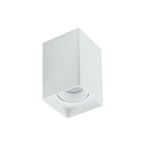 Spot De Sobrepor Quadrado Branco Par20