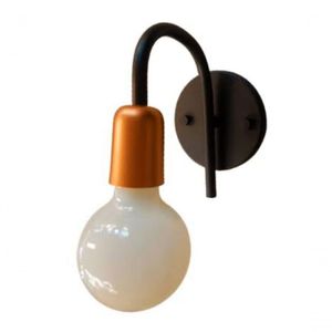 Arandela Astra Preto/dourado