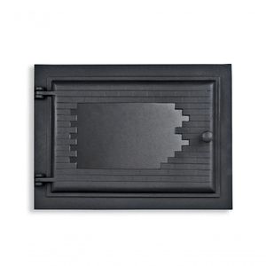 Porta Forno Ferro Fundido Com Vidro Libaneza 31,5X46Cm