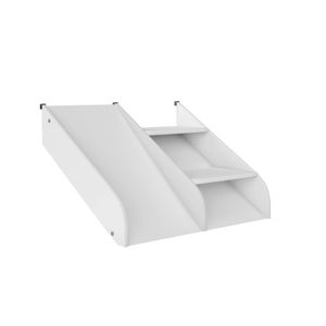 Kit Escadinha Com Mini Escorregador Ii Casatema Branco