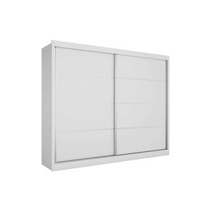 Guarda Roupa Casal 2 Portas De Correr E 4 Gavetas Verona Plus Branco - Europa