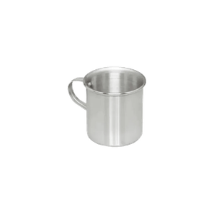 Caneca Escolar Alumínio Fundido Resistente Com Alça 300Ml