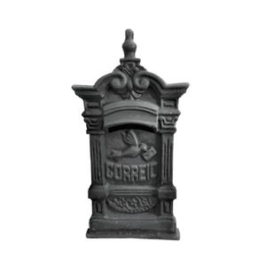 Caixa Correio Ferro Fundido Pombo Grande Sem Pé 69X37Cm