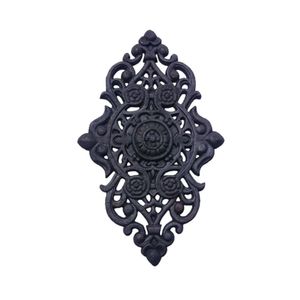 Florão Médio Ornamento Em Ferro Fundido Decoração 41X25Cm