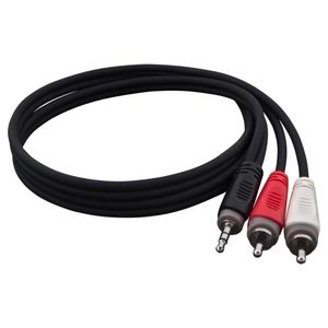 Cabo Para Áudio Rca2X P2 3 Metros Hayonik Preto