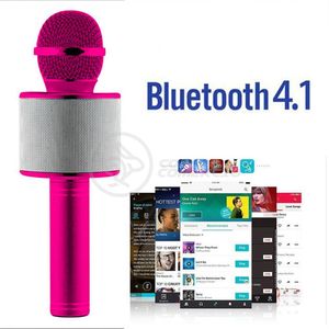 Microfone Bluetooth Wster Ws-858 Sem Fio Karaokê Regarregáve