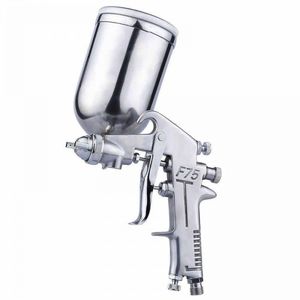 Pistola De Pintura Por Gravidade Caneca Alumínio 400ml
