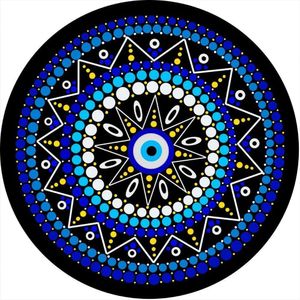 Capa De Estepe Ecosport Aircross Mandala Olho Grego