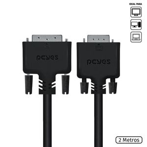 Cabo Dvi-I 24+5 Para Vga 15 Pinos Macho 2 Metros - Pdvm15-2