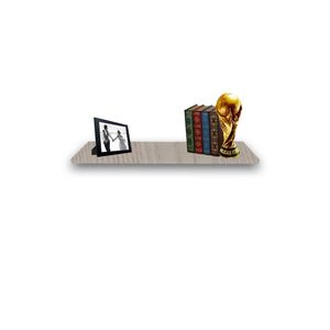 Prateleira Simples Madeirado 30X15 Cm Com Suporte Em Mdf