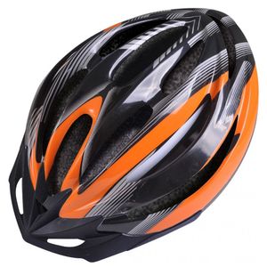 Capacete Poker Bike Cilcismo Out Mold 09058 P Laranja