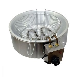 Fritadeira Elétrica Em Inox Tacho De Alumínio 2500W 110V 7L