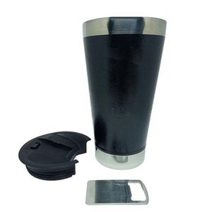 Copo Térmico Abridor 473Ml Dia Dos Namorados Preto Nº3