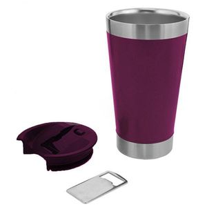 Copo Térmico Abridor 473Ml Dia Dos Namorados Roxo Nº2