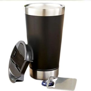 Copo Térmico Abridor 473Ml Dia Dos Namorados Preto Nº7