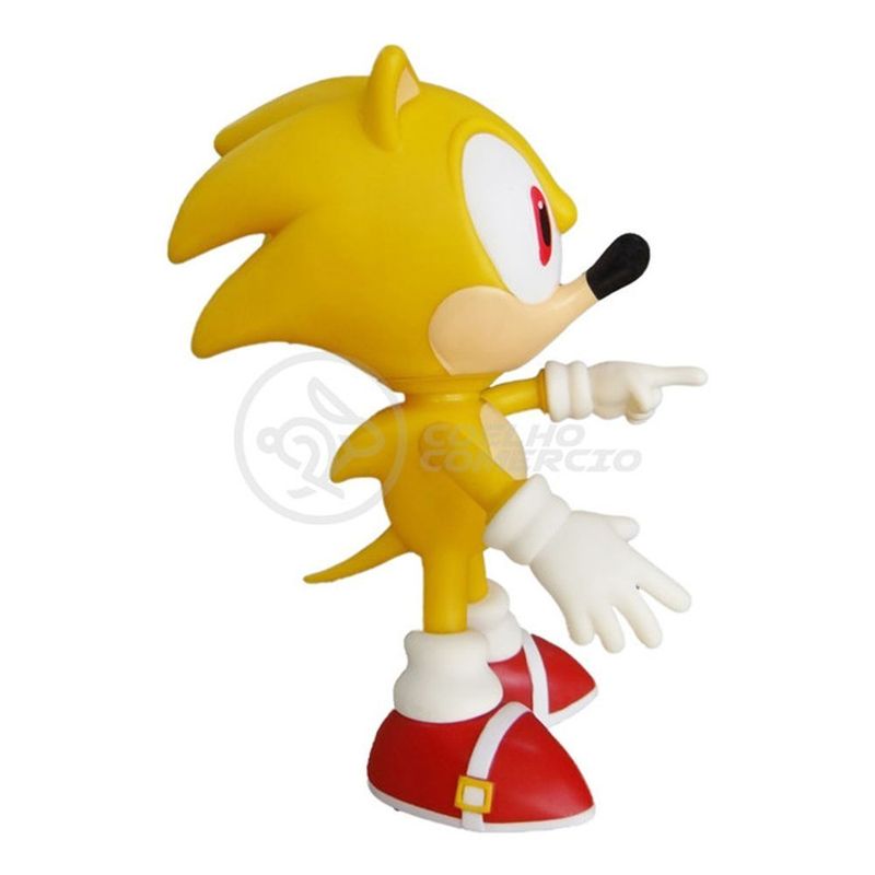 Boneco Action Figure Super Sonic 23cm Sonic - WebContinental